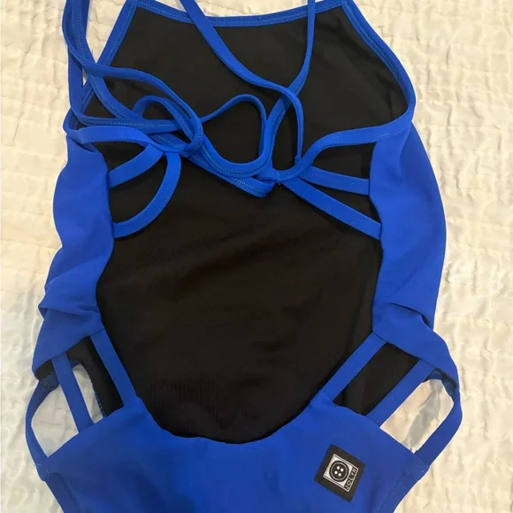 Jolyn tieback “Soren 2” onesie, blueberry color on website. Like new condition. - Picture 2 of 3